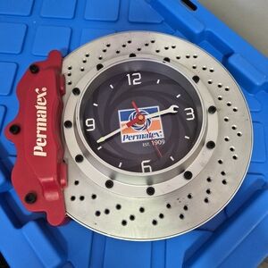 Permatex Brake Disc Wall Clock *Works